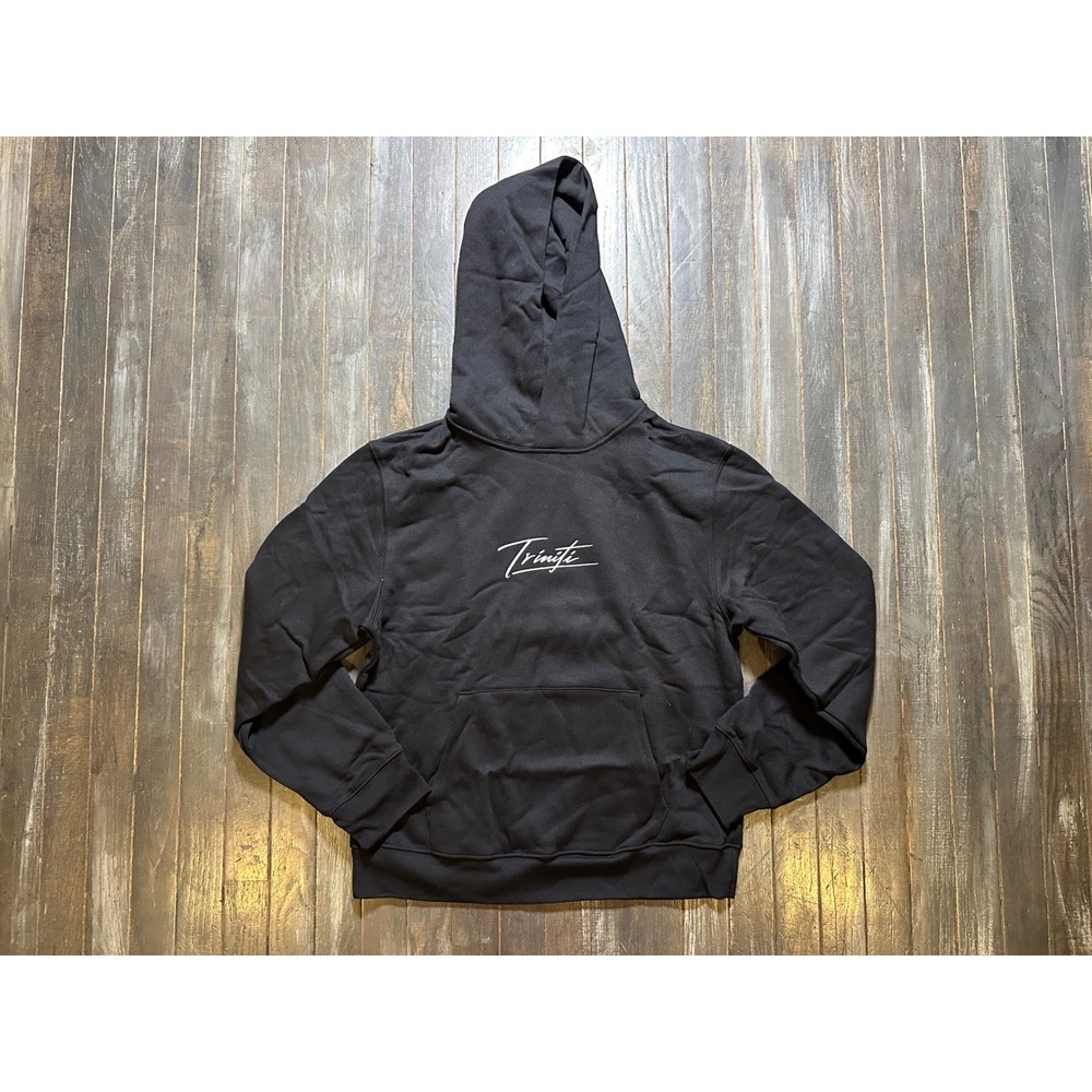 Triniti Bella+Canvas Heavyweight Hoodie Black Atom Graphic Pullover